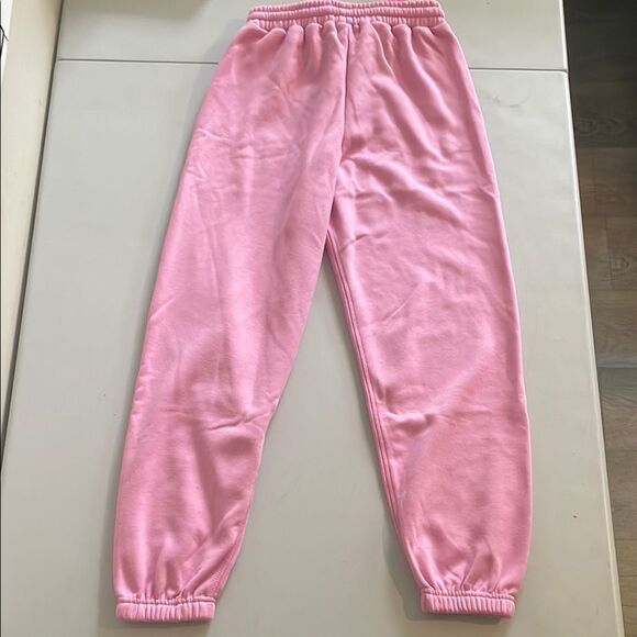 Bubblegum Pink Relaxed Fit Joggers - Picture 2 of 2